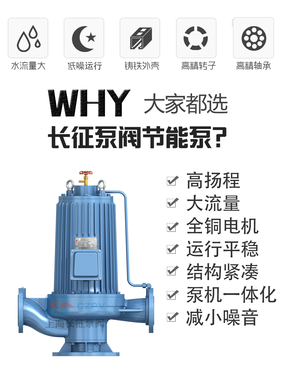 PBG型屏蔽式管道離心循環(huán)水泵產(chǎn)品優(yōu)勢(shì)圖